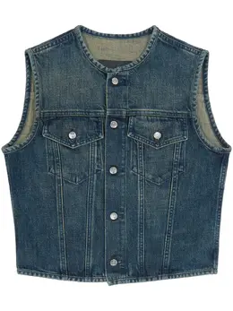 MM6 Maison Margiela: Джинсовый жилет 