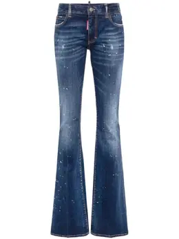 Dsquared2: Расклешённые джинсы  Twiggy