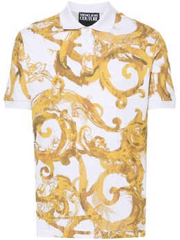 Versace Jeans Couture: Белое поло 