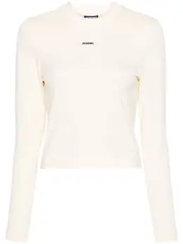 Jacquemus: Светлая футболка 