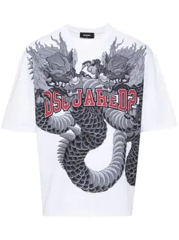Dsquared2: Футболка с принтом 