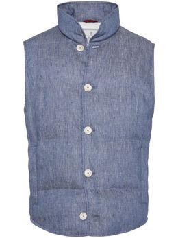 Brunello Cucinelli: Льняной жилет 