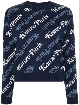 Kenzo: Синий свитер 