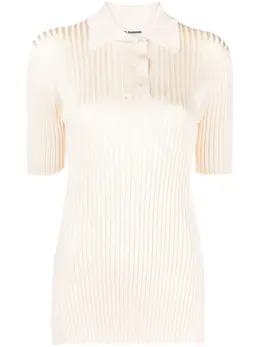 Jil Sander: Белое поло 