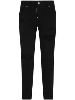 Dsquared2: Чёрные джинсы  Black Bull