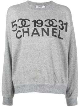 CHANEL Pre-Owned: Свитшот с принтом 