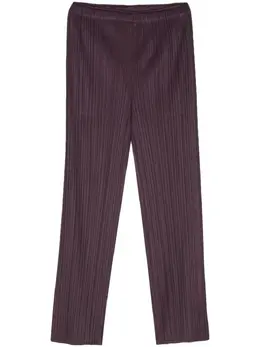 Pleats Please Issey Miyake: Прямые брюки 