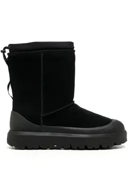 UGG: Чёрные ботинки  Classic Short