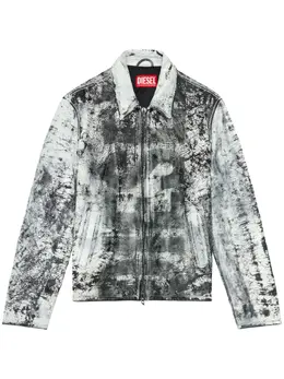 Diesel: Кожаная куртка 