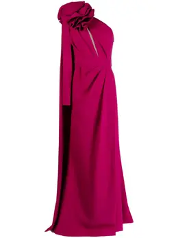 Elie Saab: Платье с цветочным принтом 