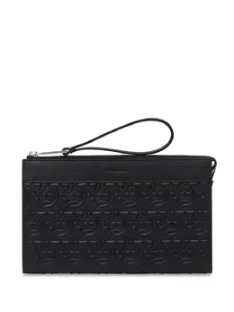 Ferragamo: Чёрный клатч 