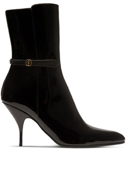 Bally: Чёрные ботинки 