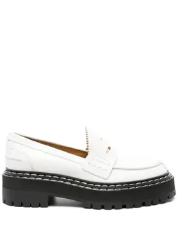 Proenza Schouler: Белые лоферы 