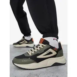 Fila: Чёрные кроссовки 