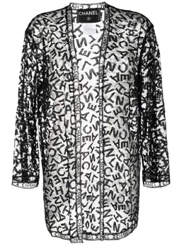CHANEL Pre-Owned: Прозрачная куртка 