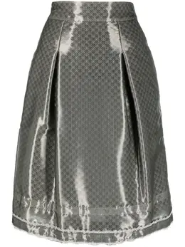 CHANEL Pre-Owned: Кружевная юбка 