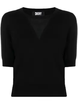 DKNY: Свитер с v-образным вырезом 