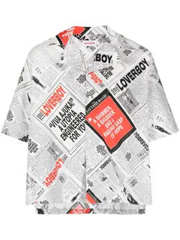 Charles Jeffrey Loverboy: Рубашка с принтом 