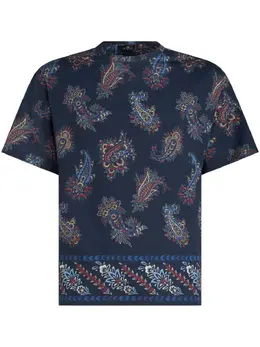 ETRO: Футболка с принтом 