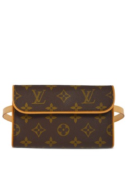 Louis Vuitton Pre-Owned: Коричневая поясная сумка 