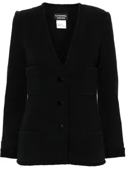 CHANEL Pre-Owned: Хлопковый жакет 