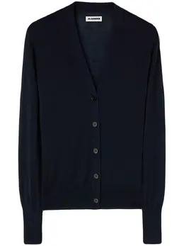 Jil Sander: Кардиган с v-образным вырезом 