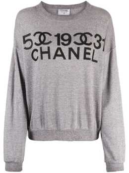 CHANEL Pre-Owned: Свитшот с принтом 