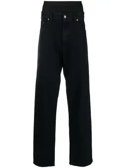 MM6 Maison Margiela: Прямые джинсы 
