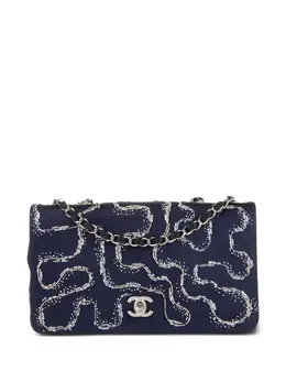 CHANEL Pre-Owned: Голубая сумка 