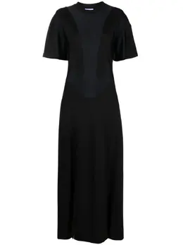 Mugler: Хлопковое платье 