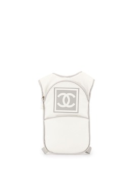 CHANEL Pre-Owned: Белый рюкзак 