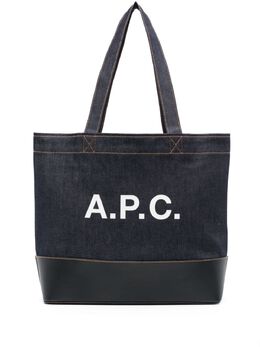 A.P.C.: Голубая сумка-шоппер 