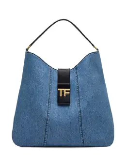 TOM FORD: Голубая сумка-шоппер  TF