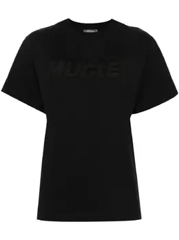Mugler: Хлопковая футболка 