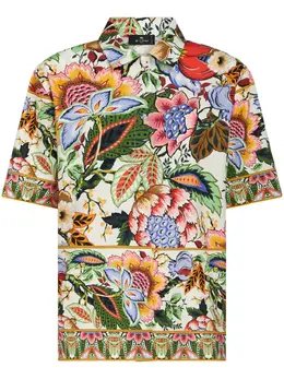 ETRO: Рубашка с растительным принтом 