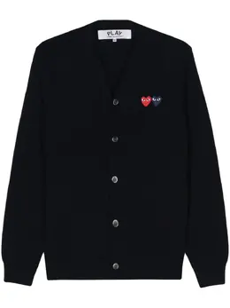 Comme Des Garçons Play: Кардиган  Heart из шерсти