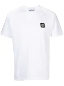 Stone Island: Хлопковая футболка  Compass