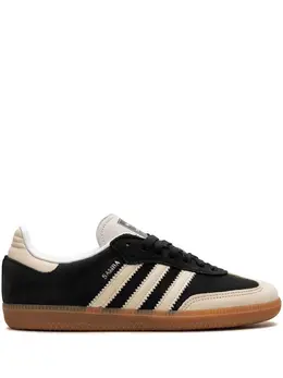 adidas: Чёрные кроссовки  Samba