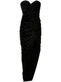 Alexandre Vauthier: Бархатное платье 