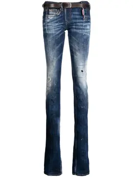 Dsquared2: Голубые джинсы 