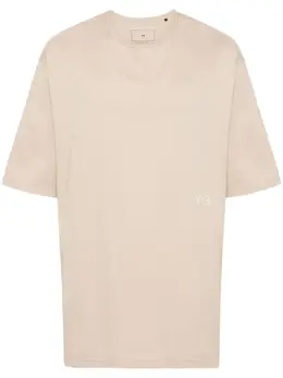 Y-3: Хлопковая футболка 