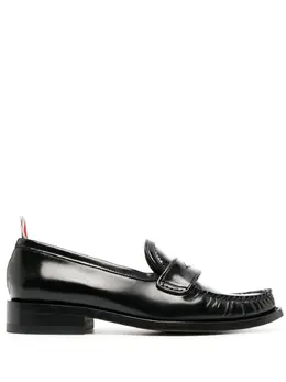 Thom Browne: Чёрные лоферы  RWB