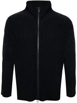 Homme Plissé Issey Miyake: Синяя куртка 
