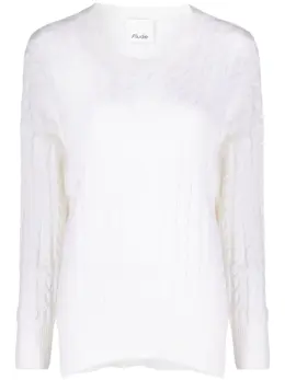 Allude: Трикотажный свитер 