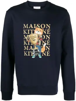 Maison Kitsuné: Хлопковый свитшот 