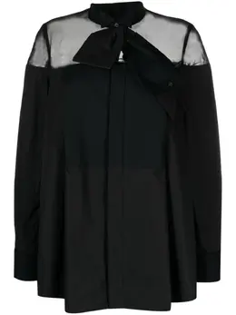 sacai: Прозрачная рубашка 
