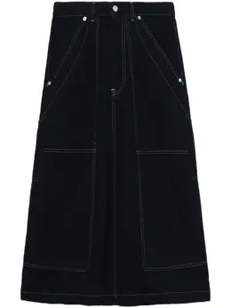 MM6 Maison Margiela: Джинсовая юбка 