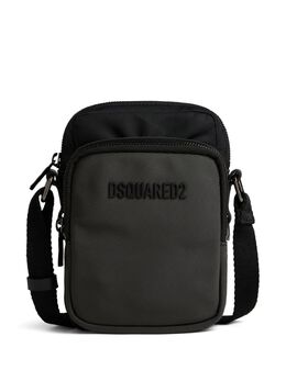 Dsquared2: Чёрная сумка через плечо 