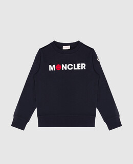 Moncler ENFANT: Сині світшоти 