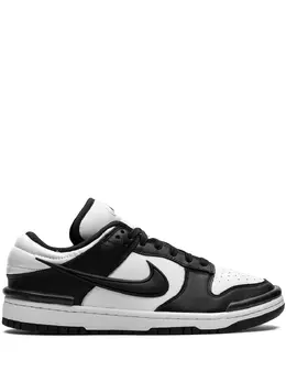 Nike: Чёрные кроссовки  Dunk Low